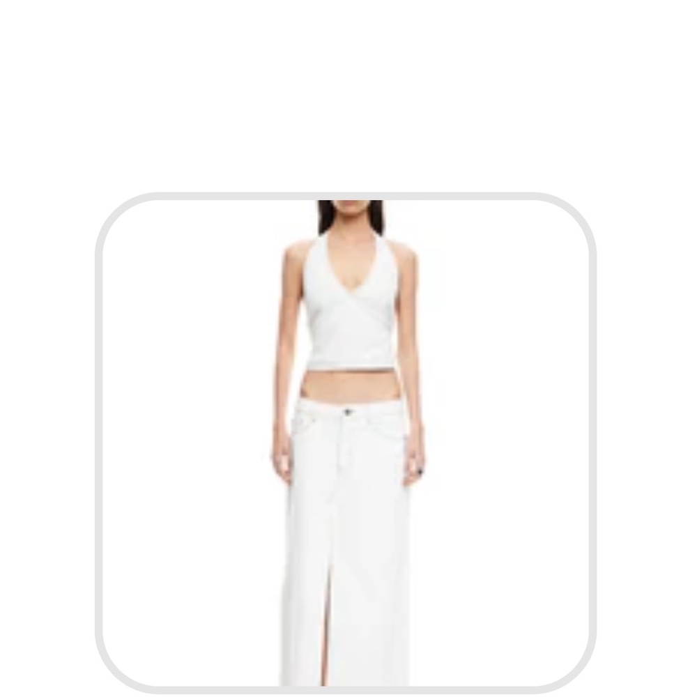 Lioness Cream Halter Top
